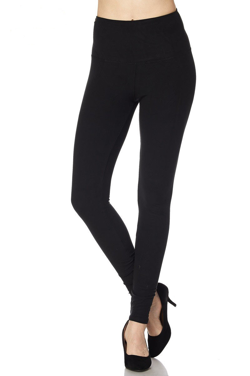 Buttery Soft Full Length Leggings in Black