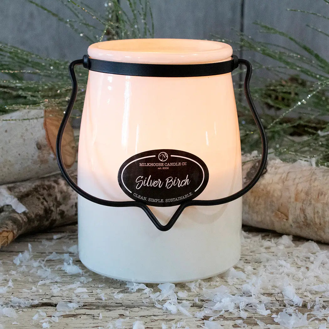 Silver Birch - 22-Ounce Butter Glow Jar Candle