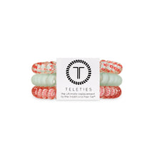 Load image into Gallery viewer, Calming Coral Teleties Small 3-Pack Hair Tie