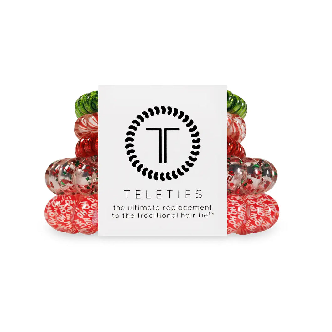 Rockin' Around Teleties 5-Pack Hair Ties