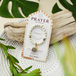 Ivory Palm Prayer Bracelet