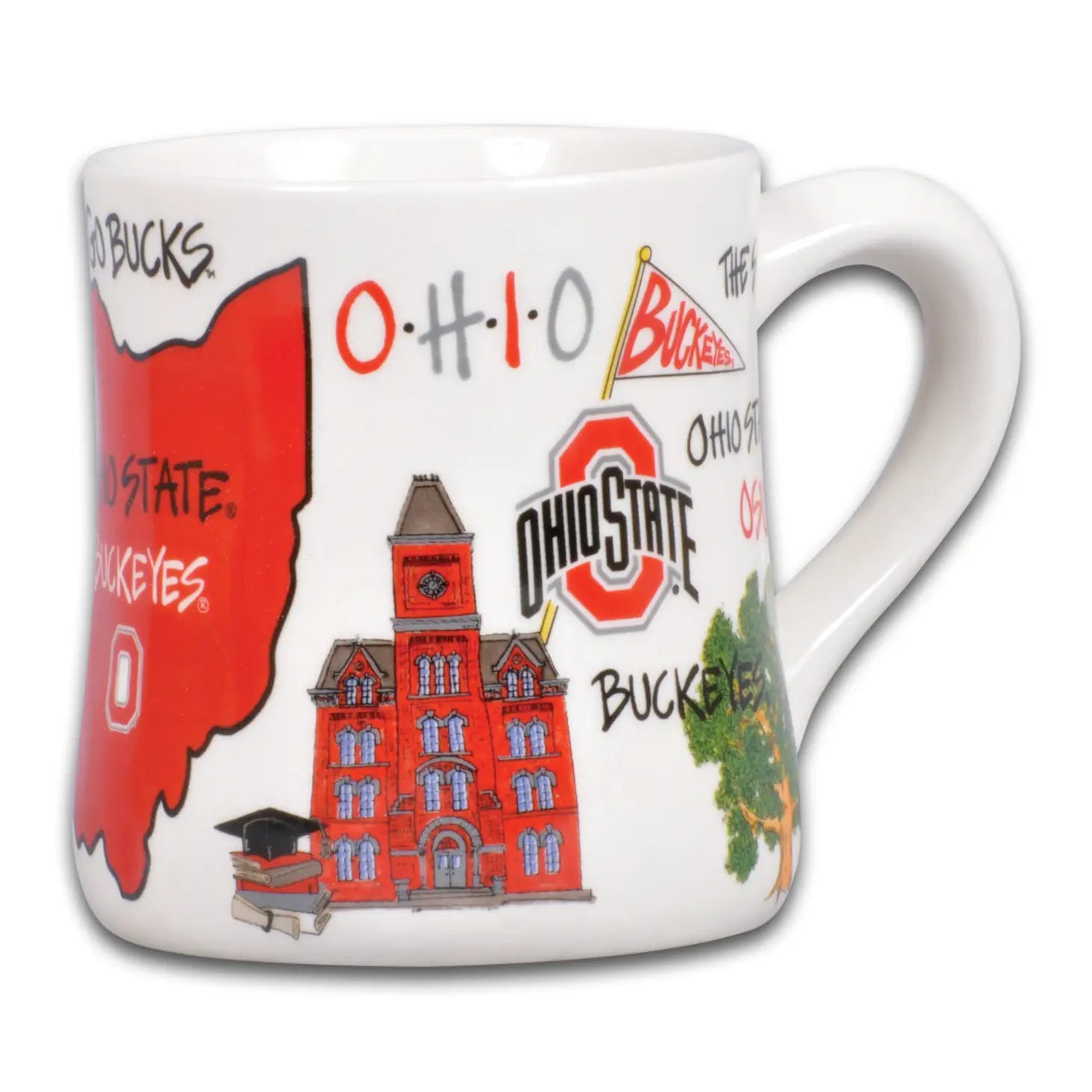Memory Company Ohio State Buckeyes Line Up Mug, 1 - Kroger