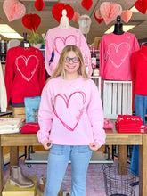 Load image into Gallery viewer, Henderson Heart Light Pink Soft Unisex Sweatshirt