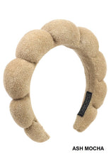 Load image into Gallery viewer, Puffy Plush Spa Headband- Several Colors