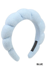 Load image into Gallery viewer, Puffy Plush Spa Headband- Several Colors