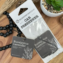 Load image into Gallery viewer, Milkhouse Candles Car Freshener: Eucalyptus Lavender