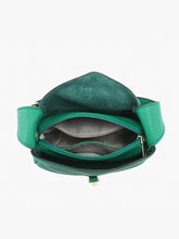 Load image into Gallery viewer, Agnes Satchel With Press Lock &amp; Inner Bag- Green