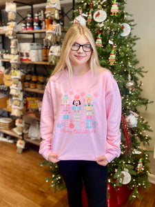 Pink Nutcracker Soft Unisex Sweatshirt