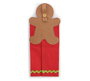 Baking Spirits Bright Gingerbread Tea Towel