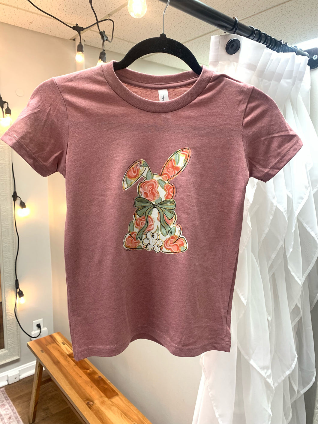 Youth Watercolor Easter Bunny Printed Tee