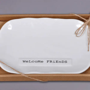 Welcome Friends Tray
