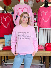 Load image into Gallery viewer, You Carry So Much Love In Your Heart Long sleeve Unisex Tee