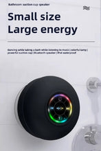 Load image into Gallery viewer, Portable Bathroom Bluetooth LED Speaker- Several Colors