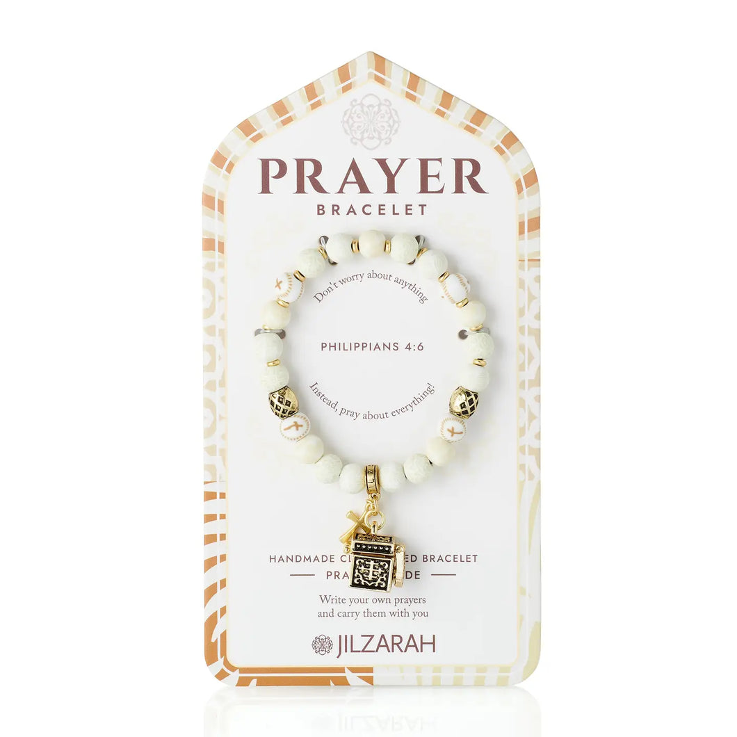 Ivory Palm Prayer Bracelet