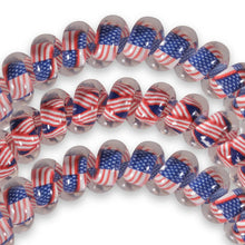 Load image into Gallery viewer, Stars and Stripes Teleties Large 3-Pack Hair Ties