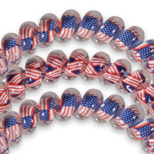 Stars and Stripes Teleties Large 3-Pack Hair Ties