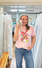 Load image into Gallery viewer, Colorful Dot Bunny Easter Unisex Comfort Colors Tee