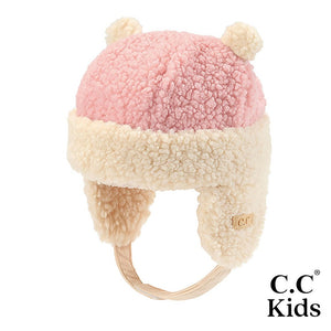 C.C Kids Lined Beanie With Earflaps