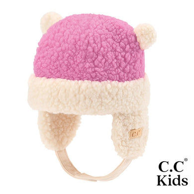 C.C Kids Lined Beanie With Earflaps