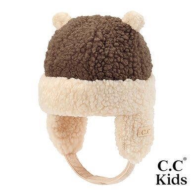 C.C Kids Lined Beanie With Earflaps