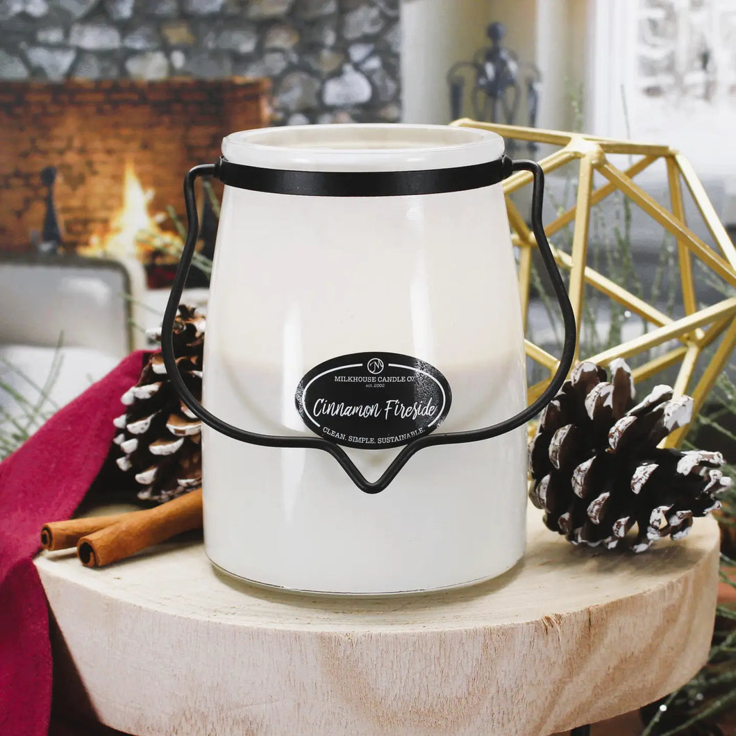 Cinnamon Fireside - 22-Ounce Butter Jar Candle