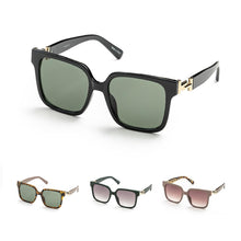 Load image into Gallery viewer, Large Square Sunglasses With Gold Tone Details-4 Colors