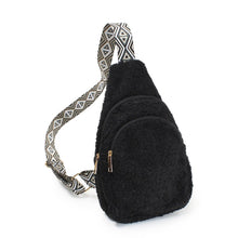 Load image into Gallery viewer, Sherpa Crossbody Sling Bag With Guitar Strap