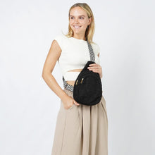 Load image into Gallery viewer, Sherpa Crossbody Sling Bag With Guitar Strap