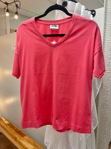 Ladies Coral V-Neck Top