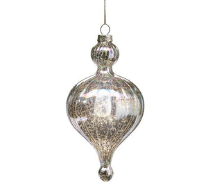 Silver Mercury Glass Ornament