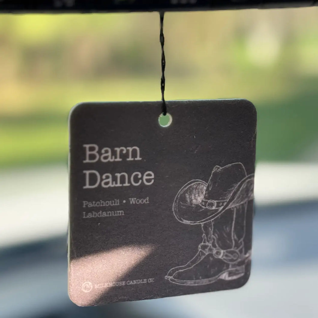 Milkhouse Candles Car Freshener: Barn Dance