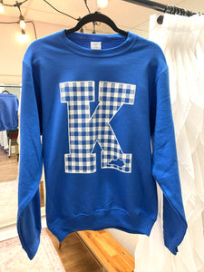 Kentucky K Plaid Soft Unisex Sweatshirt