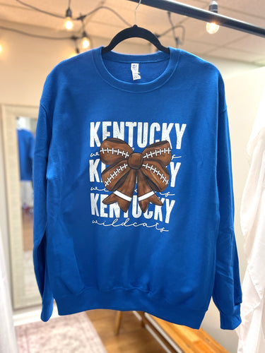 Kentucky Football Bow Soft Unisex Sweatshirt