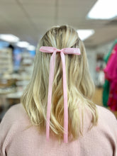 Load image into Gallery viewer, Long Bow Hair Clip- Several Colors