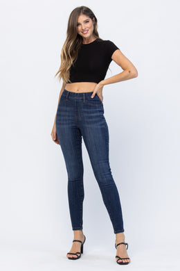 Judy Blue High Waist Patch Pocket Pull-On Skinny Jean