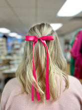 Load image into Gallery viewer, Long Bow Hair Clip- Several Colors