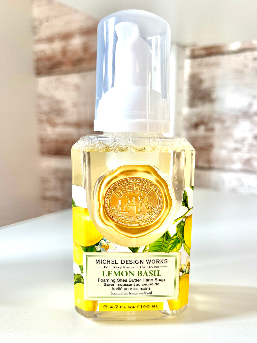 Michel Design Works Lemon Basil Mini Foaming Hand Soap