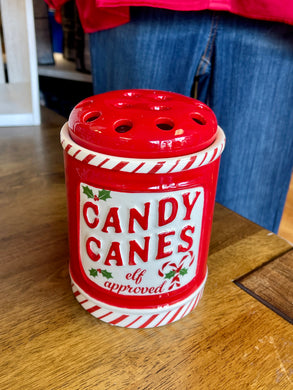 Candy Cane Holder Dish