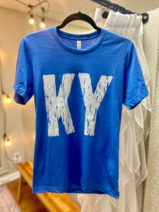 KY (Kentucky) Distressed Soft Bella Unisex Tee