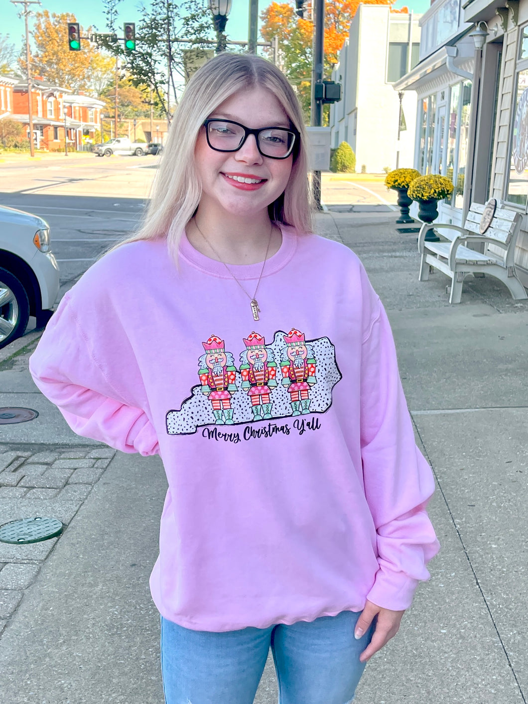 Kentucky Nutcracker Pink Soft Unisex Sweatshirt