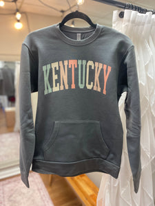 Multicolor Kentucky Pocket Unisex Crew Sweatshirt (No hoodie)