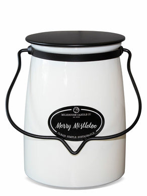 Merry Mistletoe - 22-Ounce Butter Glow Jar Candle