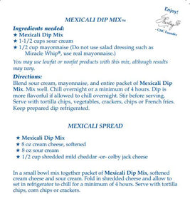 Mexicali Dip Mix