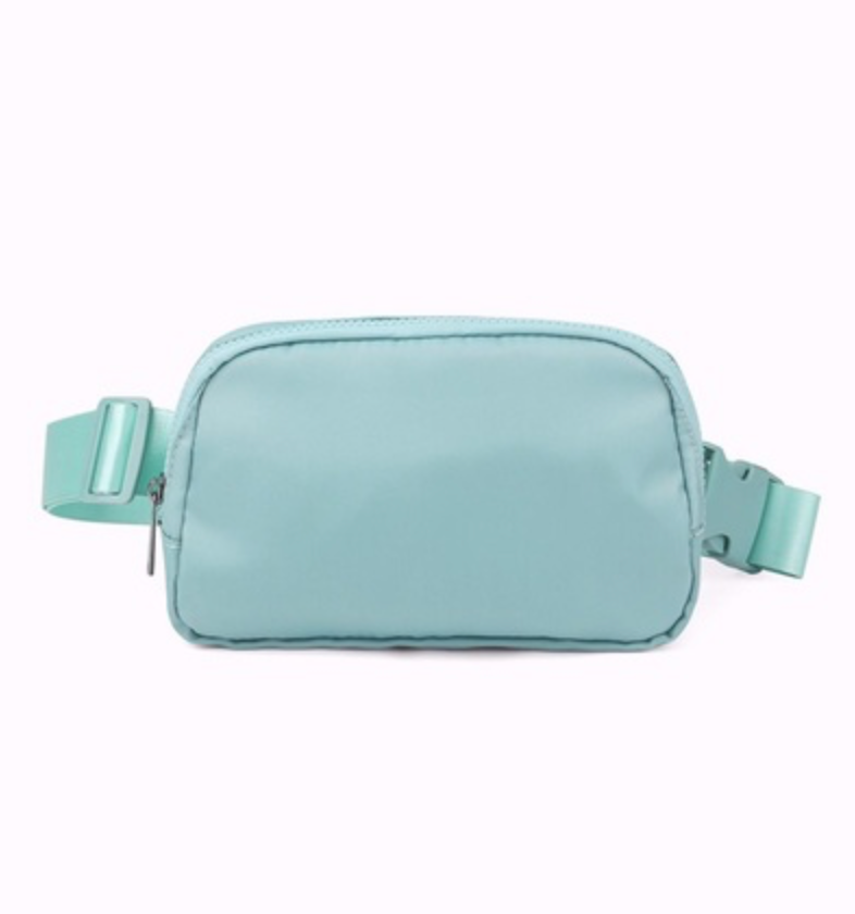 Cross Body Belt Bag- Dusty Green