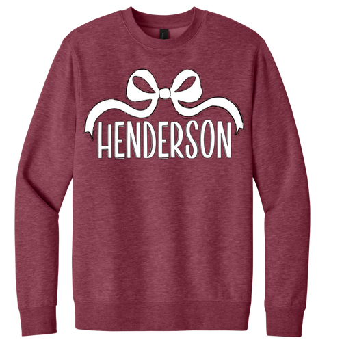 PREORDER ONLY- Henderson Bow Soft Unisex Sweatshirt