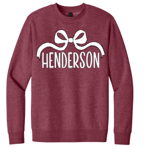 PREORDER ONLY- Henderson Bow Soft Unisex Sweatshirt