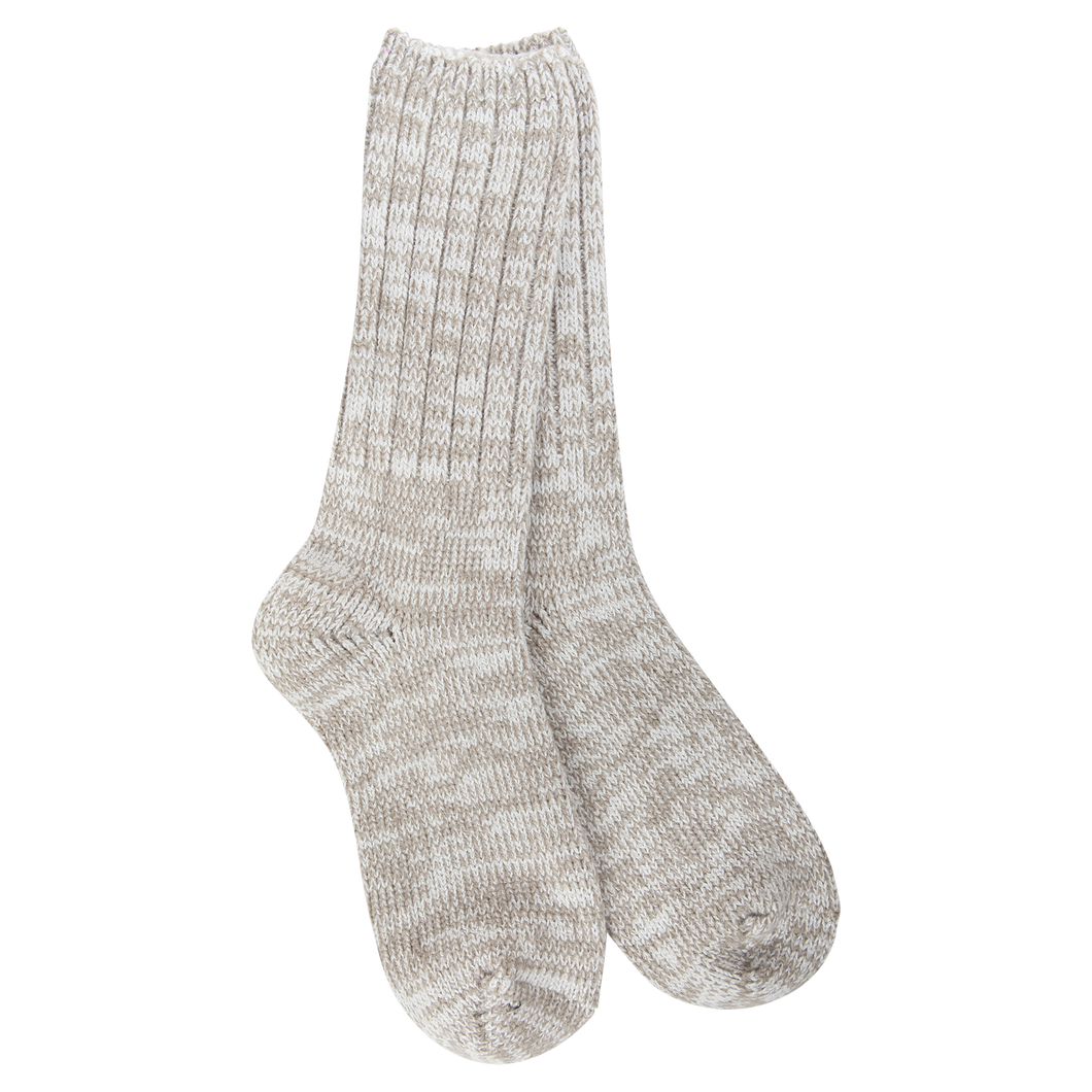 World's Softest Socks Weekend Crew- Mushroom