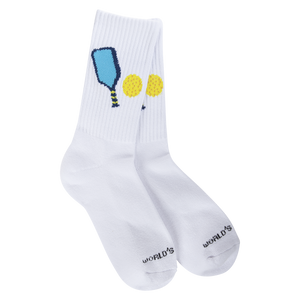 World's Softest Socks Holiday Sport Mini Crew- Pickleball