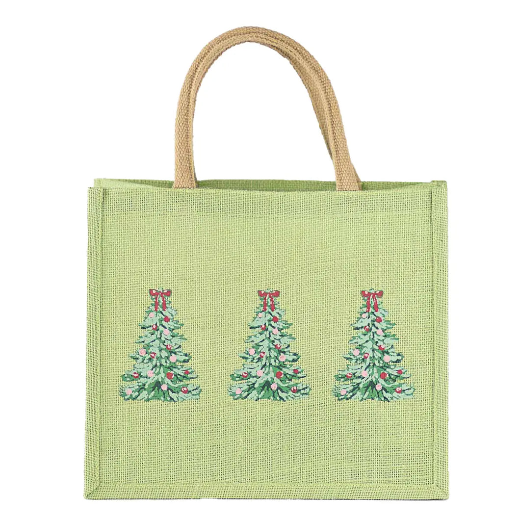 Noelle Tree Trio Gift Tote 12x10x8