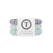 Load image into Gallery viewer, Totally Turquoise Teleties Large 3-Pack Hair Ties